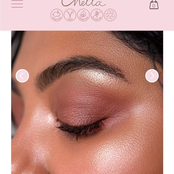 ❣️5/$50 Chella + VelaBeauty Mini Blushing Rose Eyeshadow Palette~Travel Size - Picture 3 of 11